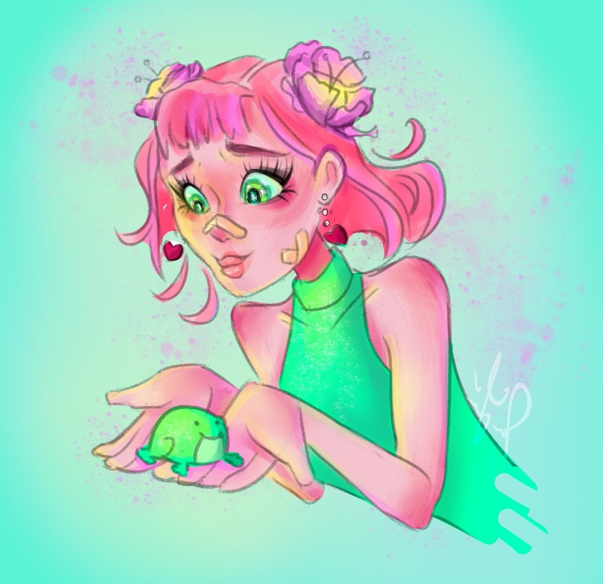 Meribel_Nova's tweet photo. Art for @chibimica_art's DTIYS on instagram :))
(totally didn't rush this nah not at all)
(...oh yeah also this is the "mirrored" version)
#woahitsactuallygood #ArtistOnTwitter #dtiysmica #neon #frog #allhailthefrog #frogfrogFROG https://t.co/ROQPfUdq5S
