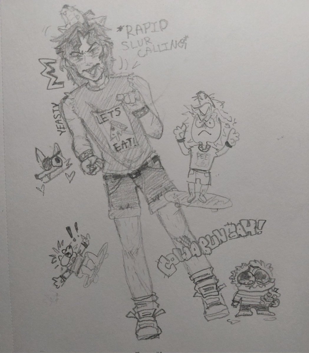 GuineaPigChior's tweet photo. (He thinks B.O. is a myth and boycotts deodorant) #michealafton #fnaf #fnaffanart #evanafton https://t.co/Pzei8YgmpW