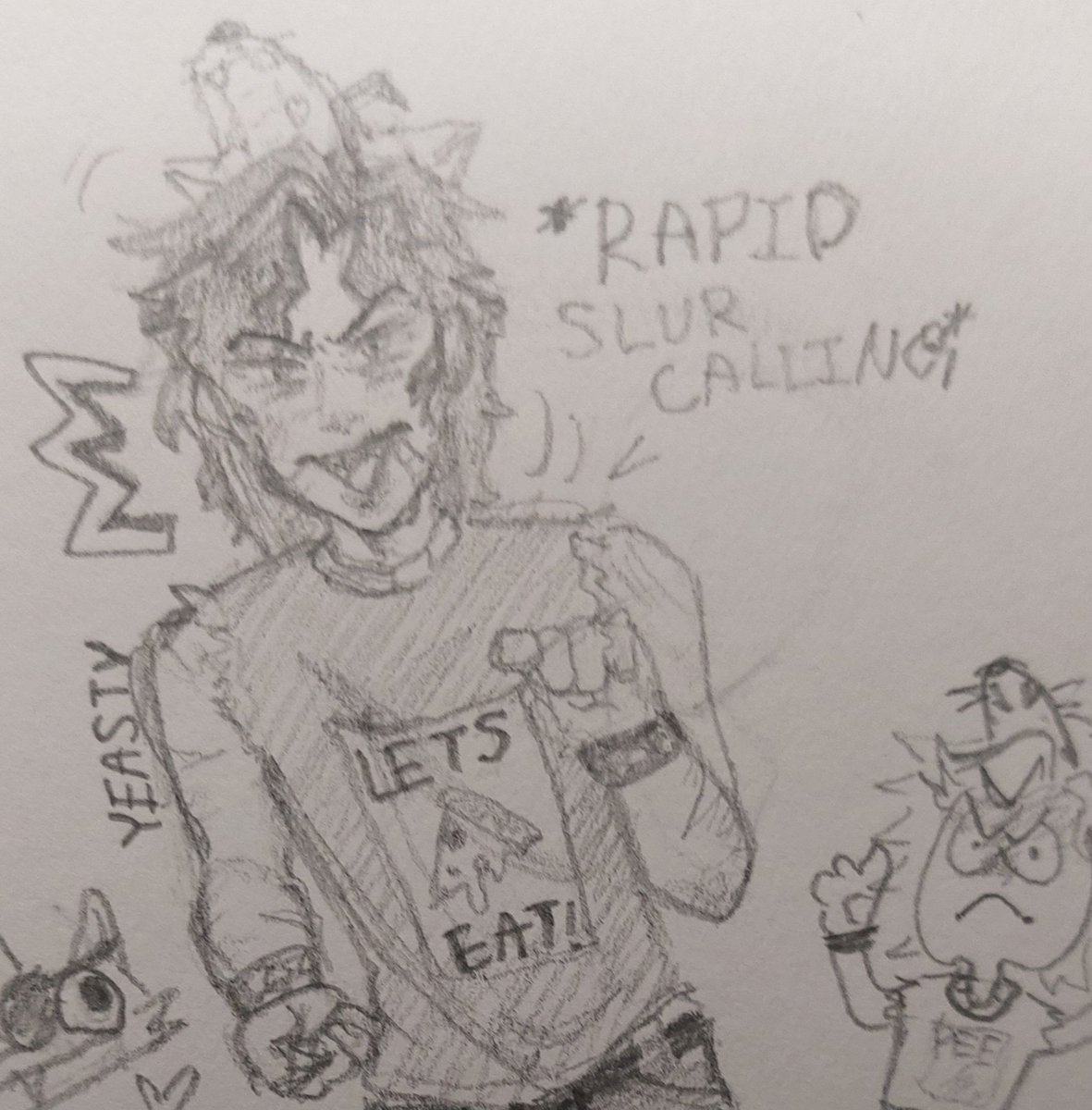 GuineaPigChior's tweet photo. (He thinks B.O. is a myth and boycotts deodorant) #michealafton #fnaf #fnaffanart #evanafton https://t.co/Pzei8YgmpW