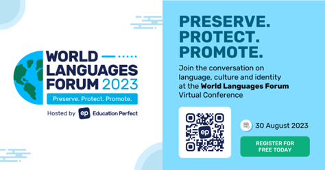 The World Languages Forum is a FREE online conference designed to encourage learning, discussion and debate around how we can preserve our world languages, promote language learning and celebrate cultural diversity. Information and registrations: events.streamgo.live/education-perf…
