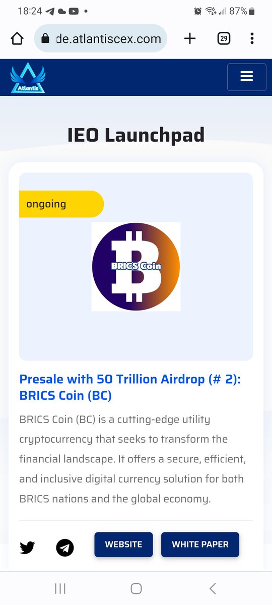 Atlantis Exchange tweet media