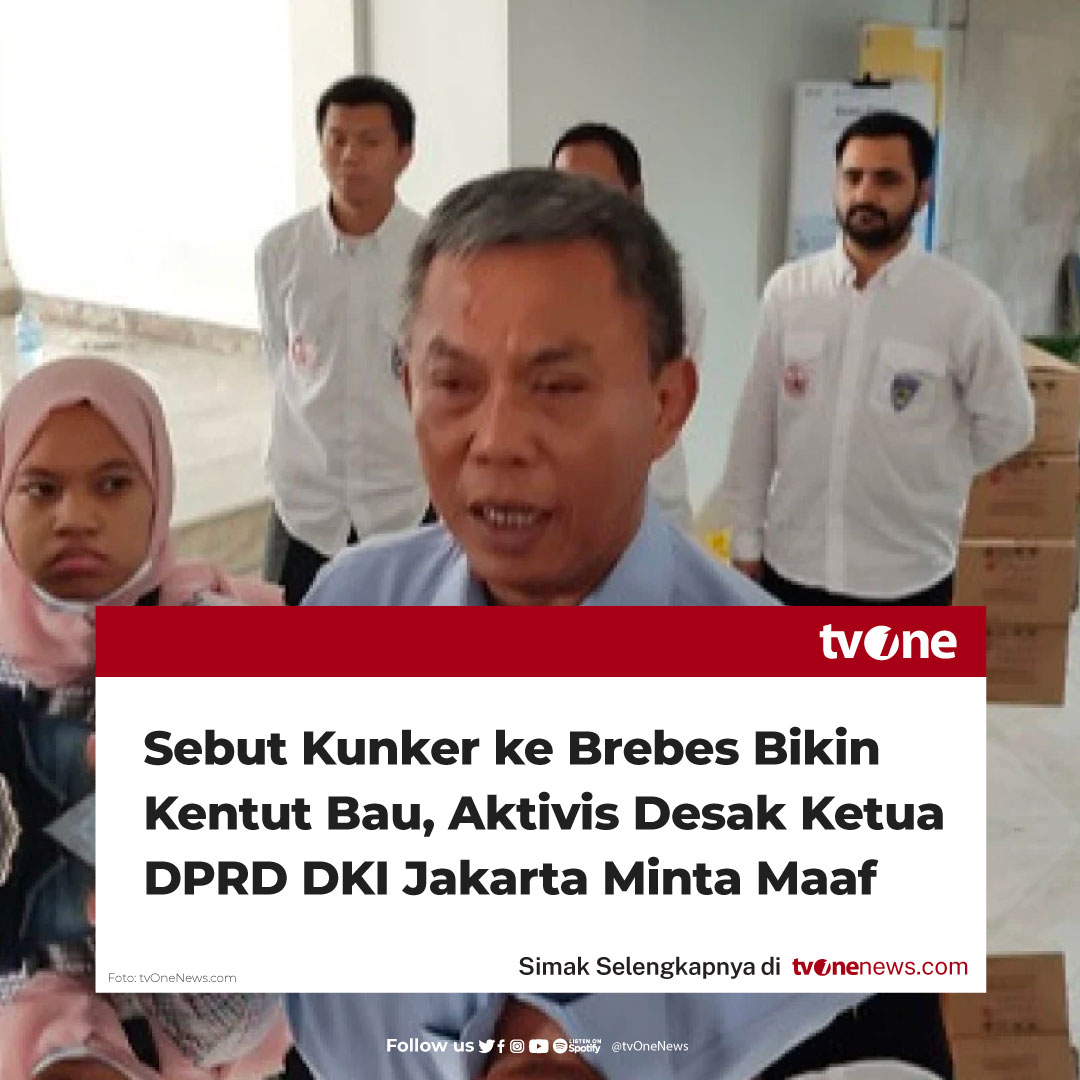 Ketua DPRD DKI Jakarta Prasetyo Edi Marsudi didesak untuk segera minta maaf kepada warga Brebes, Jawa Tengah. Pasalnya, pernyataan politisi PDIP itu menyinggung perasaan warga Brebes yang enggan melakukan kunjungan kerja ke Brebes karena terkenal dengan telur asin. 'Ketua DPRD…