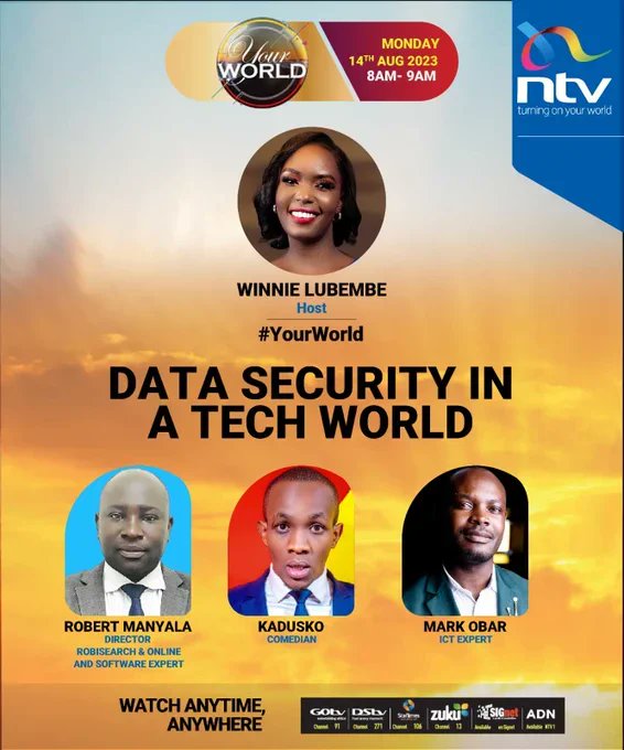 BiometricKe's tweet image. Get more insights on how to enhance digital literacy ,#ntvlive today at 8am.
#YourWorld
TechnologyTalk OnNtv8am
Kadusko Comedian NTV8am
