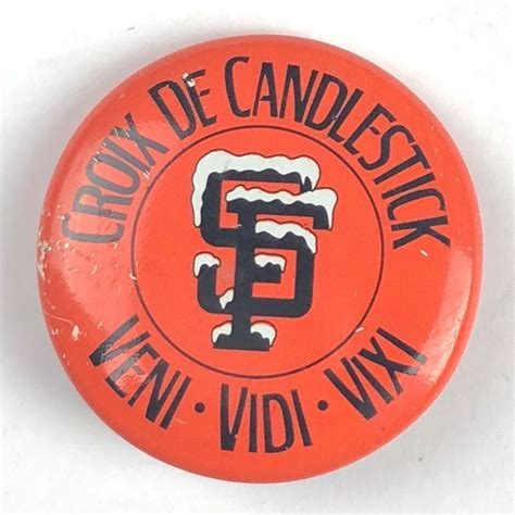 mwdooley's tweet photo. @ProfMMurray Visiting SF from Oregon. Went to a Giants' night game at Candlestick park. Everyone told me I'd need a heavy coat. I laughed. Silly Californians.
Thought I was gonna die.

Croix d' Candlestick - reward for staying to the end of a night game.
Veni Vidi Vixi
I came I saw I survived https://t.co/YAjMPmH6MG