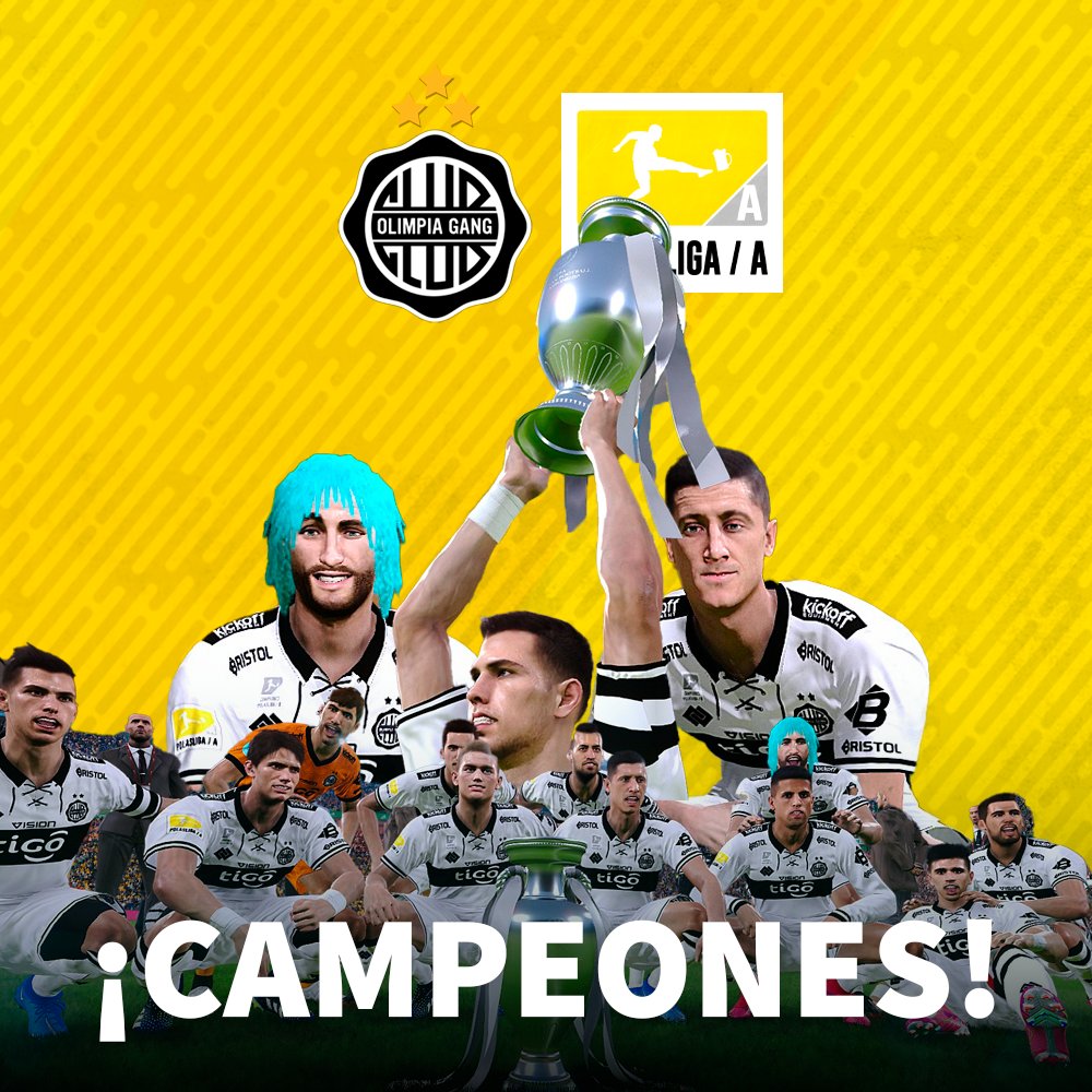 ¡SALUDEN AL NUEVO CAMPEÓN DE LA POLAS LIGA A! 
¡PRIMER CLUB EN ASCENDER Y SALIR CAMPEÓN!

En una masterclass de futbol, <a href="/OlimpiaGang/">𝐶𝐿𝑈𝐵 𝑂𝐿𝐼𝑀𝑃𝐼𝐴 𝐺𝐴𝑁𝐺</a> ganó a Dark Heaven por 3-1. Primer club en ascender a primera y ganar el titulo.

¡SALUD CAMPEÓN! 🍻