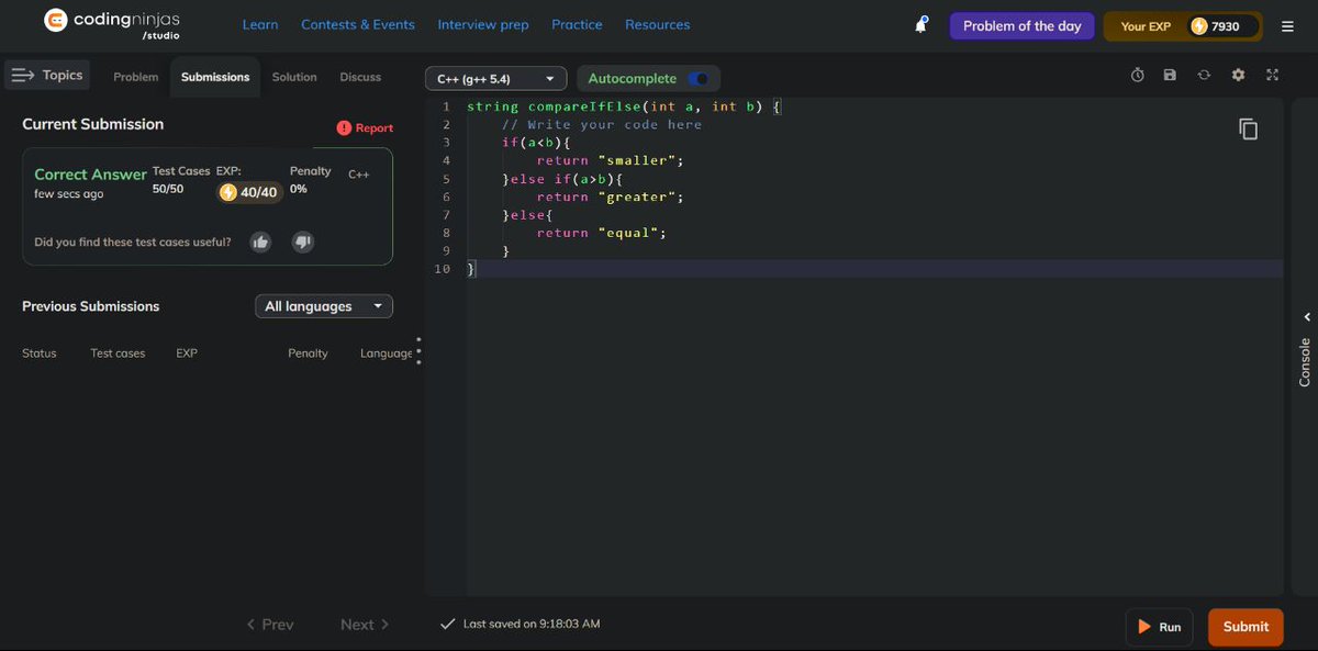 Sourav44281219's tweet image. Successful completed 2nd day of coding .
#NinjaSlayground #CodingNinjasStudio #CodingNinjasOff #DrinkSlayCofee