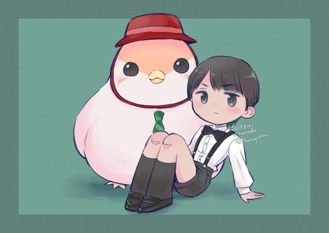 【0絵】堂島大吾とブンちゃん #Yakuza