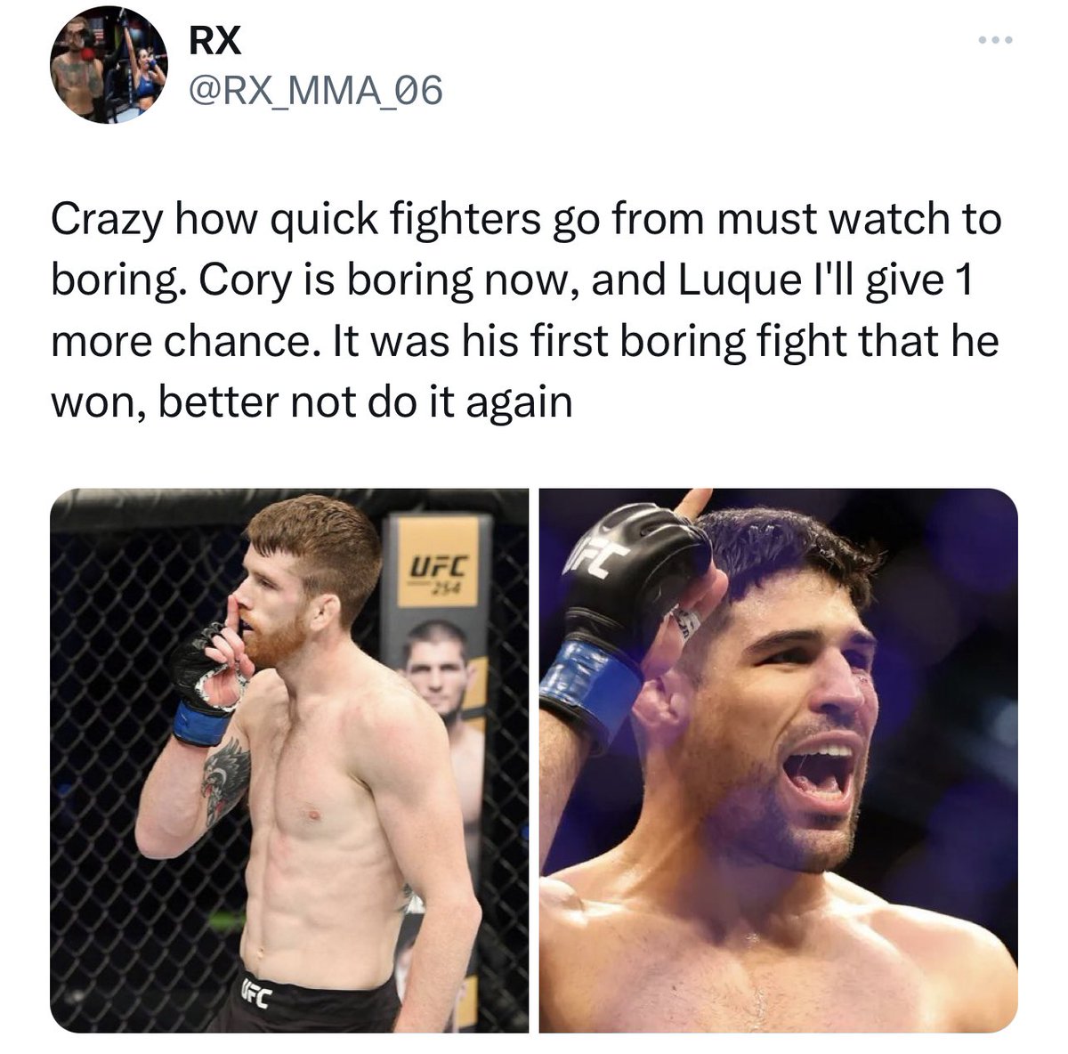 MMA’s Dumbest Tweets tweet media
