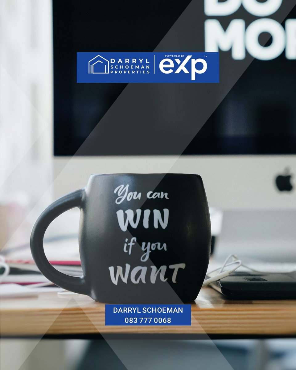 dschoemanprop's tweet photo. You can win if you want.
#mondaymotivation #eXp #eXpSouthAfrica #TeameXp #eXpProud #darrylschoemanproperties #realestate #realtorofchoice #realtor https://t.co/8jwgb8hIMb