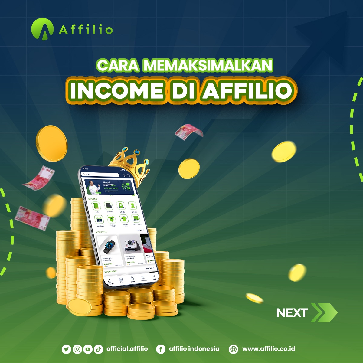 OfficialAffilio's tweet photo. Hallo Sobat Affilio Mau Tahu Cara Memaksimalkan income di affilio, Ni Mas fii Spill ya
.
#bisnisonline #bisnismilenial #affilio #raffiahmad #gratis https://t.co/ZD8rHGX0AS