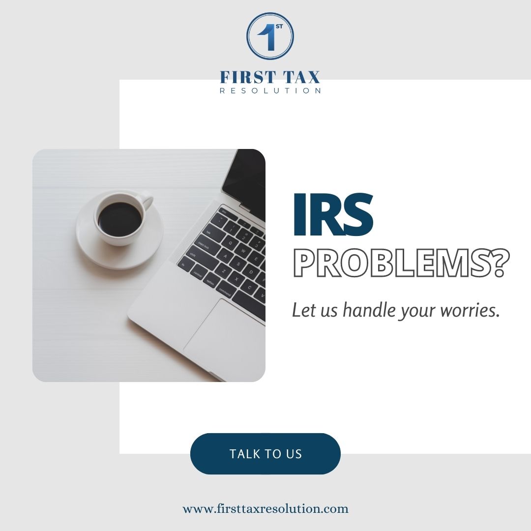 Put an end to IRS worries with First Tax Resolution's professional assistance. Our team will handle it all! 

#IRSTaxHelp #TaxResolutionExperts #IRSDebtRelief #FinancialPeace #ReliableService