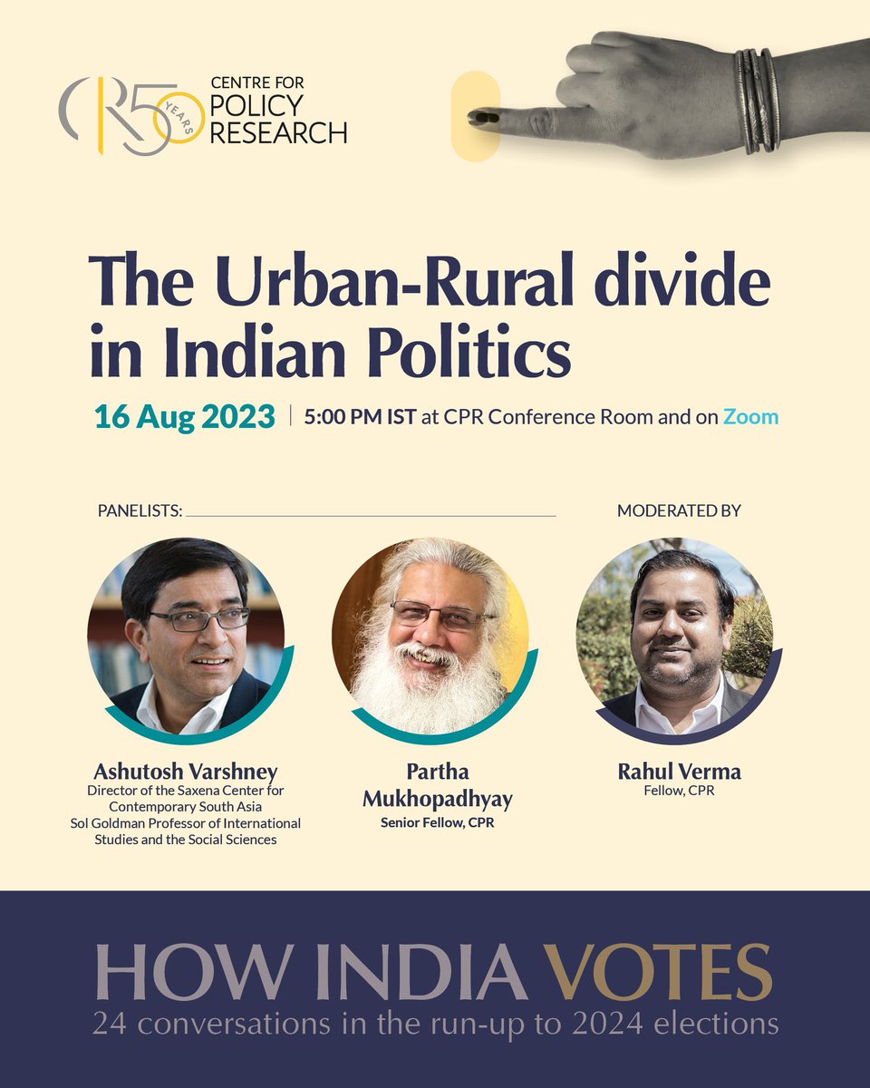 Centre for Policy Research tweet media
