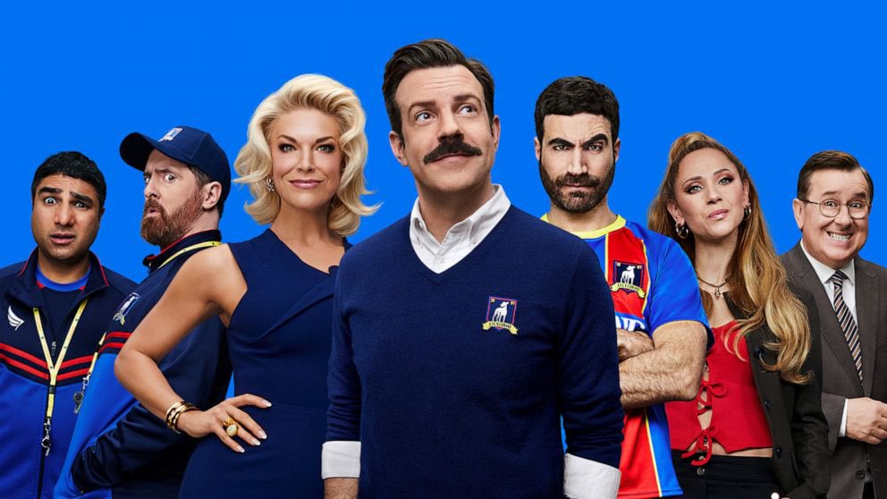 PopCrave's tweet photo. 3 years ago today, ‘Ted Lasso’ premiered on Apple TV+. https://t.co/jnpJMPAyd5