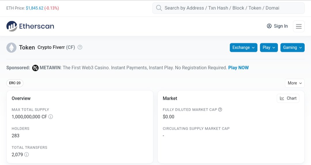 crypto_fiverr's tweet photo. $CF has crossed 250 holder's 🐳 https://t.co/VAmMB6M92c