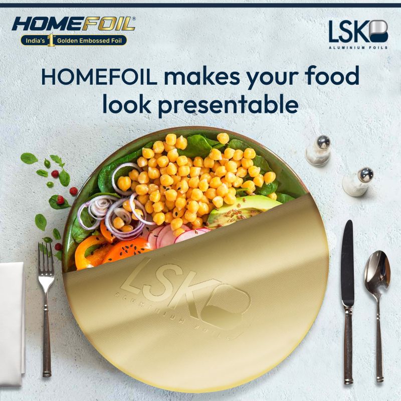 homefoil's tweet photo. HOMEFOIL is a multipurpose house foil. Besides being one of the thickest in the segment, preserving the freshness of your food for longer, keeping it germ-free, it also has golden embossing on it which gives a premium touch and feel. Experience it now!
#homefoil #lskb #housefoil https://t.co/gOFkOWW3cW