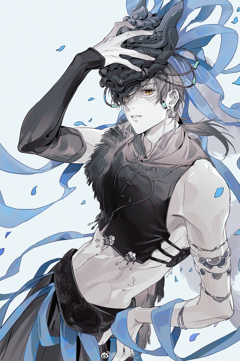 Bai7_Journey's tweet photo. Totem Festival Dance - Ethnic Prince Group.

❤️ Sacred Fire Zhao Zhao . Victor
💜 Desire is Monstrous. Lucien
💙 Ghost and Gods do not invade. Gavin
💛 Scorching Sun on the Grassland. Kiro
🤍 A Beguilement. Shaw

Official commission from paper games presented by: 撒呀呀_

@Gavin_Bai7
@B7GavinSTF