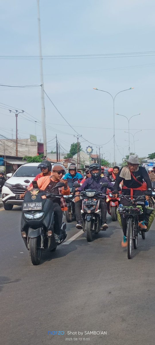 Jakmania_CKR's tweet photo. Pengawalan Sam Midun kemarin pada saat memasuki Wilayah Cikarang Raya . Disambung dan dibersamai  kawan - kawan @Vikingbekasi04 @bobotohcikarang @PersikasiFans . https://t.co/K8wiAl7Vyj