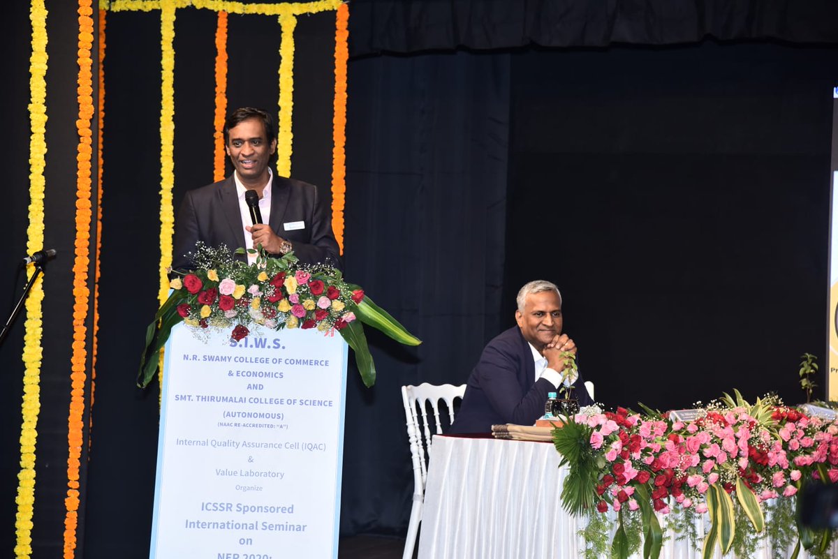 rchanakyapillai's tweet image. &quot;Was part of 2 day National Education Policy (NEP) 2020 conference titled “Nurturing Human Values” organised by SIWS college and ICSSR at Mumbai.&quot;

#NEP #HumanValues #SIWS