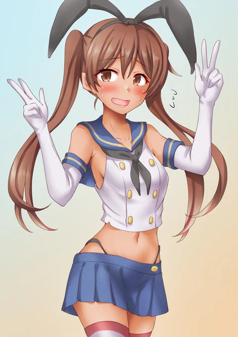 リベちゃんごめん、豪華客船の名前「リベッシマ」じゃなくて「ベリッシマ」だった。 #艦これ