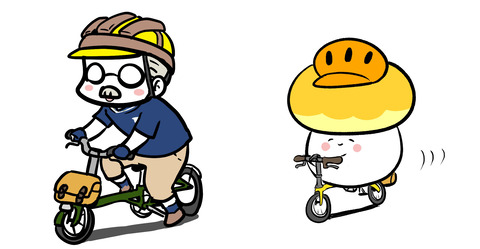 「自転車 帽子」のTwitter画像/イラスト(新着)