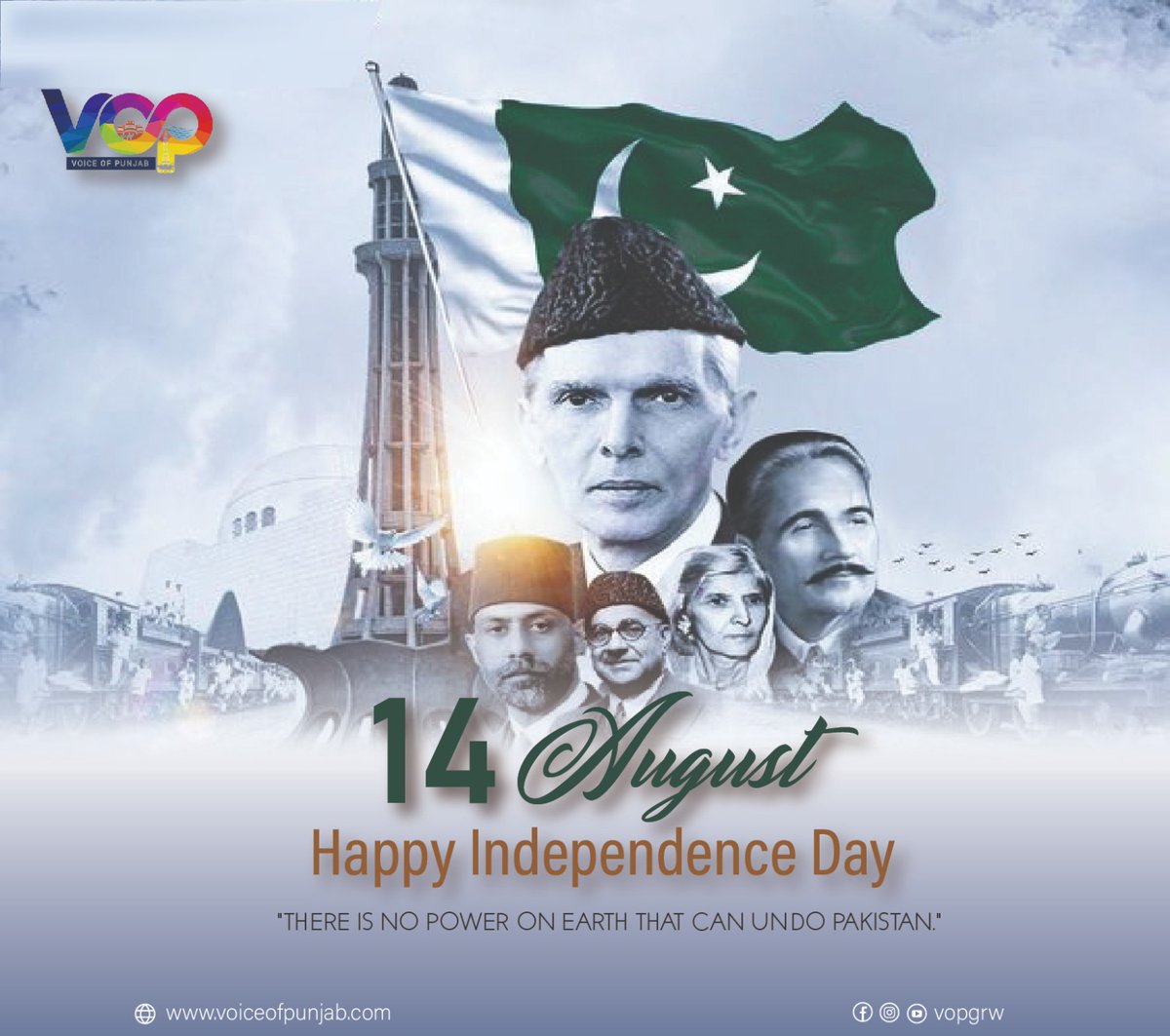VoiceofPunjab01's tweet photo. " Celebrating 76 Years of Resilience and Unity"

Happy Independence Day, Pakistan!  Let's march forward with hope, pride, and a shared commitment to a brighter tomorrow.

Pakistan Zindabad 🇵🇰 https://t.co/E9gIaJh5qz
