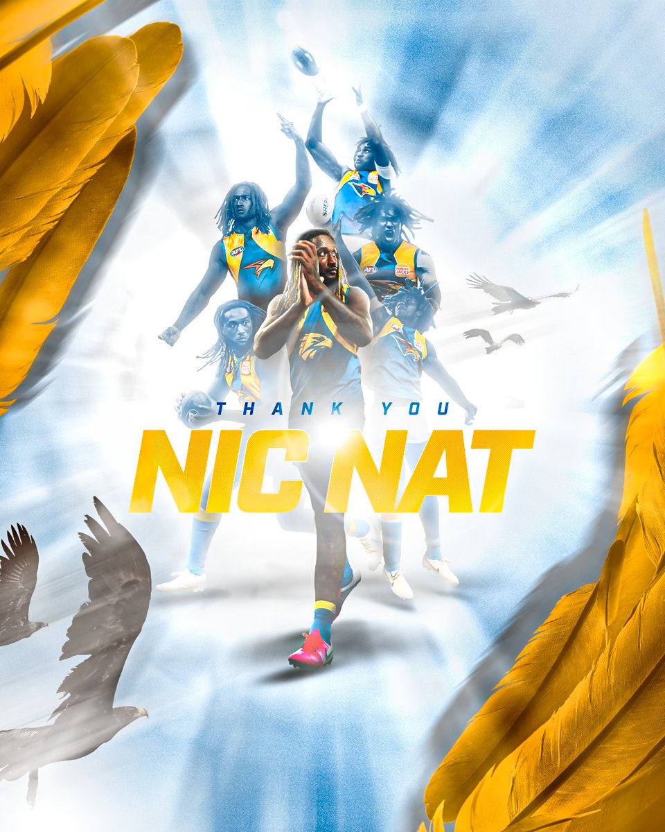WestCoastEagles's tweet photo. Two-time Club Champion, three-time All Australian and all-time good guy.
Thank you, @NicNat 💙 https://t.co/4SXhPIAO9r