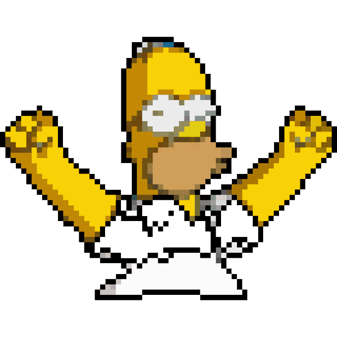 HADIMGHADIM's tweet photo. Simpsons character Pixel art 
https://t.co/vXcplHDdpW
#NFTCommunity 
#NFTartists 
#NFTcollectors 
#PolygonNFTs 
#PolygonCommunity 
#NFTDegens
#NFT #NFTcollector #Crypto #bitcoin #Eth #Collector #nftartgallery https://t.co/VgSJ9hUuFf