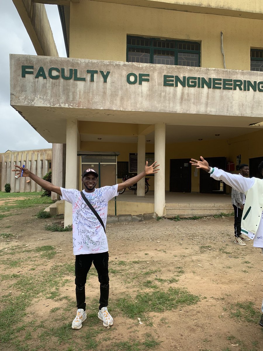 To a new dispensation 🥂 
Bachelor Of Engineering ascertained ✅