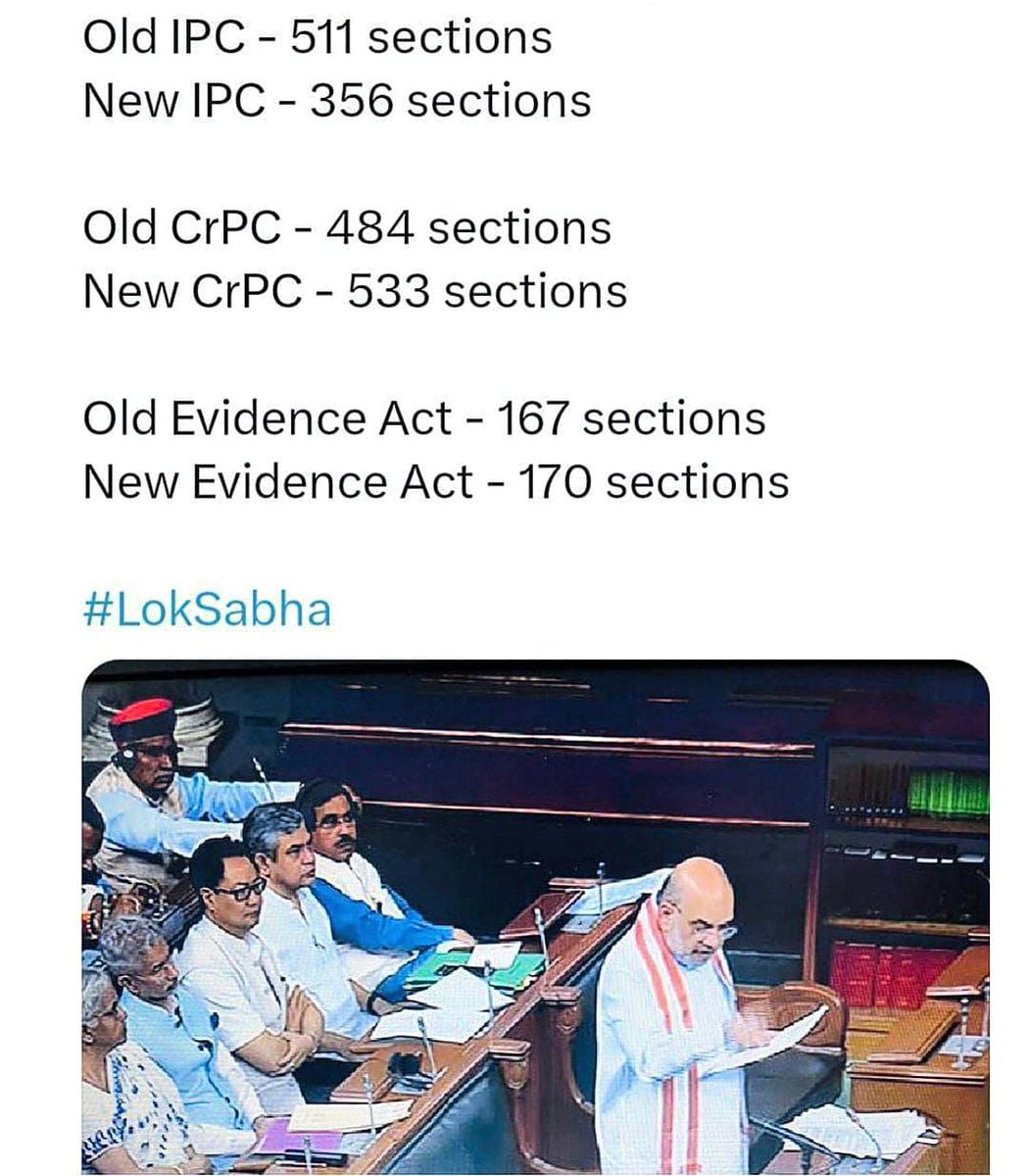 rc_suresh_kumar's tweet image. The Bharatiya Sanhita
The Bharatiya Nagarik Suraksha
The Bharatiya Sakshya
#highcourtsofindia #Corruption #lawyerproblems #SupremeCourt #lawstudent #highcourt