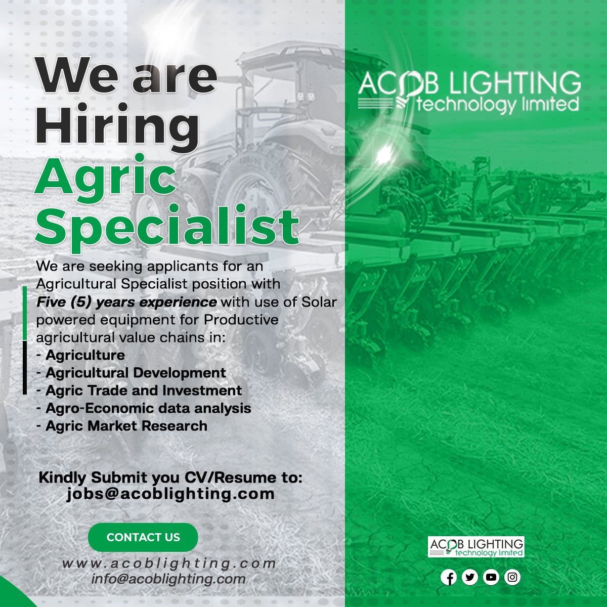 AcobLimited's tweet photo. #ACOBLightingTech
#RenewableEnergyNG
#CleanEnergyNigeria
#SustainablePower
#SolarEnergyExperts
#ACOBEcoSolutions https://t.co/LM82I1H2xp