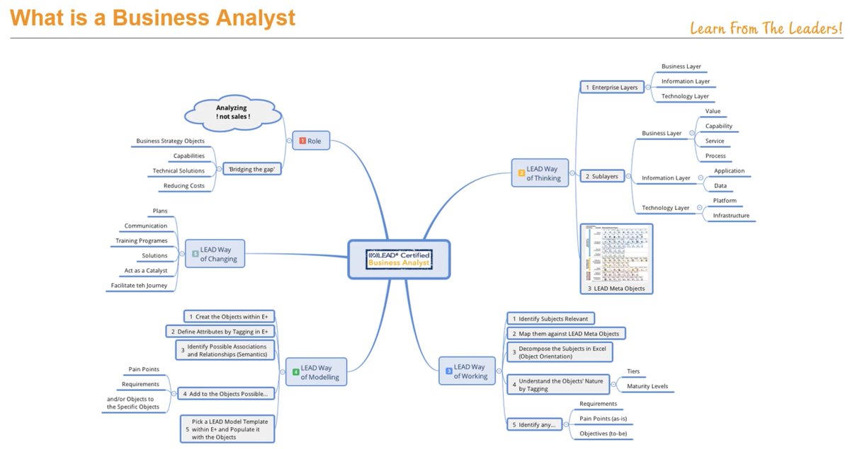Harald Spiegel the new LEAD Partner  and VP of Enterprise Modelling describes the changing rolle of the Business Analyst. How best to go about a structured way of thinking, working, execution and modelling. Even how to enable change.
