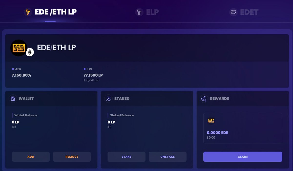 El Dorado Exchange (EDE) tweet media