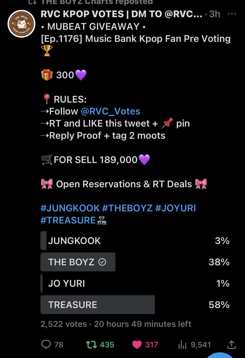 IntotheLeeknow's tweet photo. @RVC_Votes @theboyz_charts for #THEBOYZ 

My Choice for Billboard Hot Trending Song is #LIPGLOSS by #THEBOYZ @WE_THE_BOYZ
@lycheeslushe @eeveelyn_13 https://t.co/UgQarCW2Wp