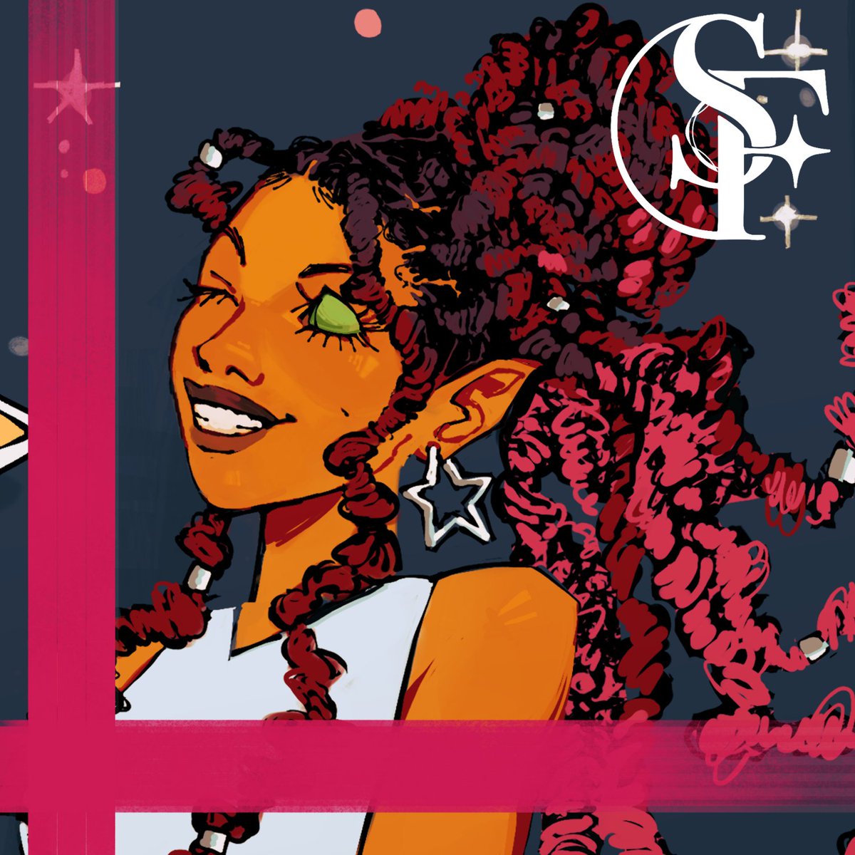 i'm on STARFIRE: A Fashion Zine by @fanzinery! here's a preview of my piece 💫 pre-orders are open now