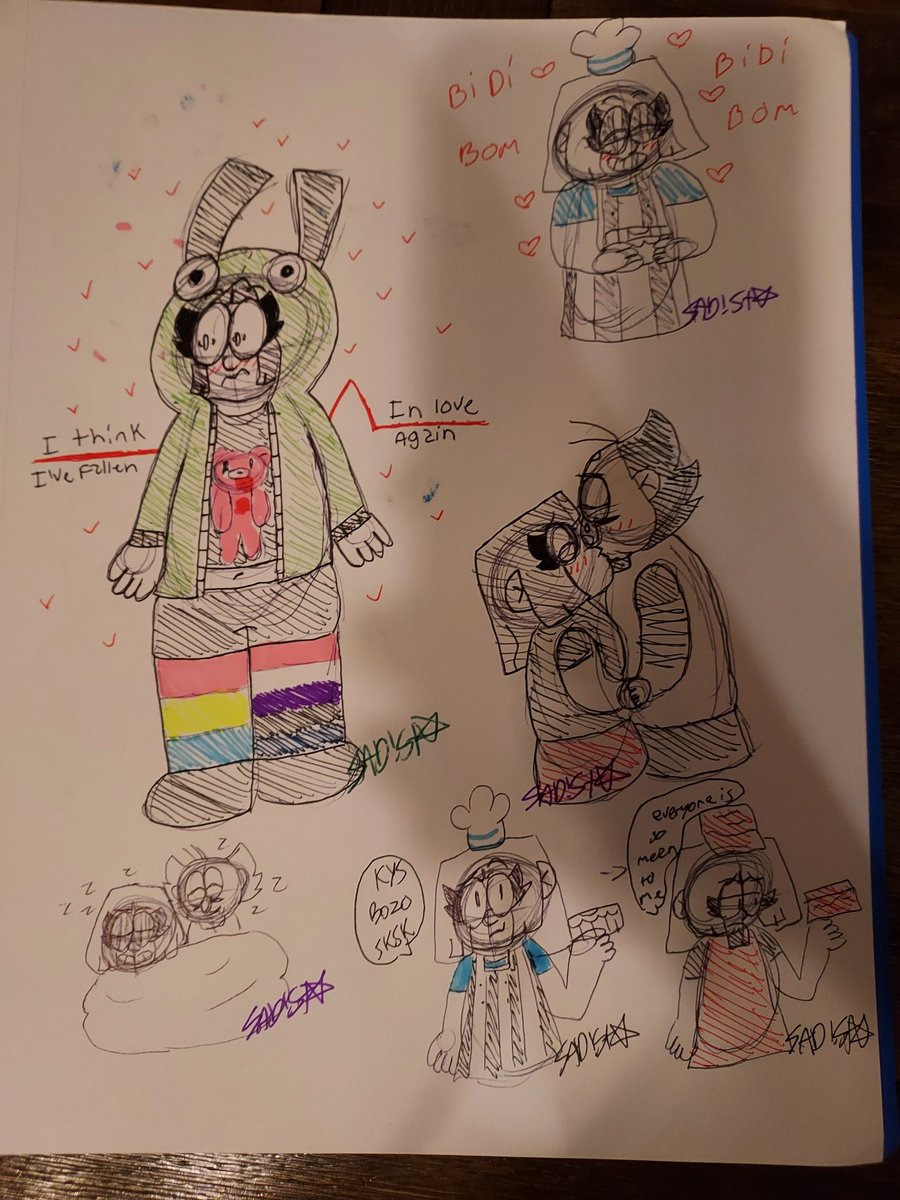 juniebugva666's tweet photo. Late free am doodles I refuse to crop
#pizzatower #pizzatowerfanart #pizzatowerau #candycastle #peppinospaghetti #jullianbonbon #oc #ocxcannon #art #traditionalart #doodle #pen #ink https://t.co/jWa9btaNur