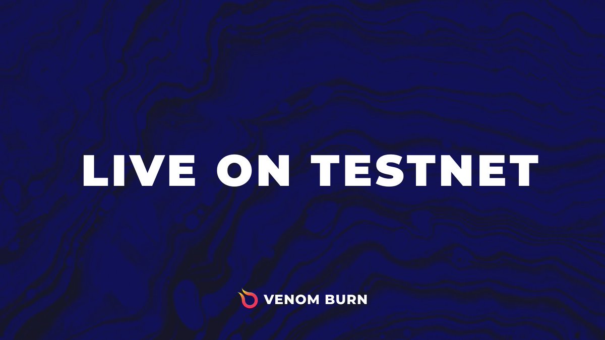VenomBurn_'s tweet photo. 🔥#VenomBurn is live on #Venomtestnet! 

🔹Connect your wallet 
🔹Select your favorite project &amp; burn #Venom tokens
🔹Claim your rewards 

Fuel the Venom ecosystem here 👉https://t.co/19N2aegjGm https://t.co/ph1iBoGNMO