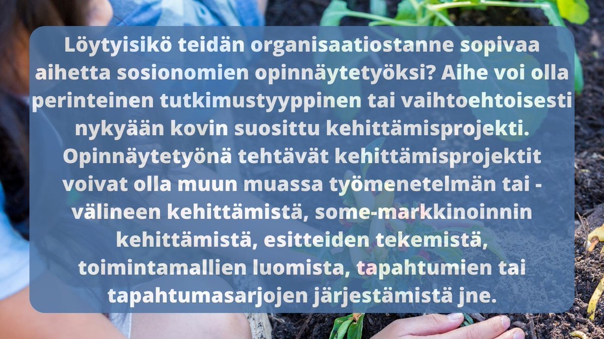 Terveiset Turun ammattikorkeakoulusta! Taas on se aika vuodesta, kun alamme valmistautua syksyn opinnäytetöiden aloitukseen. #gcfinland #greencarefinland #greencare #luontohoiva #luontovoima #luontoperustainentoiminta #greencarekoulutusverkosto #TurkuAMK gcfinland.fi/ajankohtaista/…