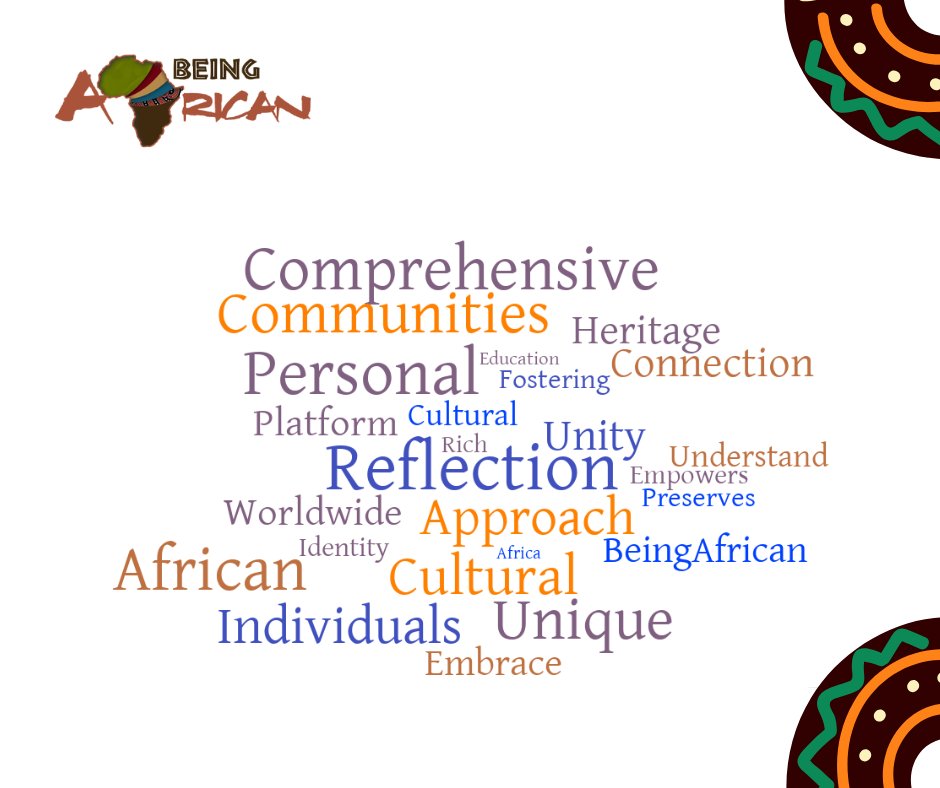 BeingAfricans's tweet photo. At #BeingAfrican we are intentional in not only preserving and celebrating the rich cultural #heritage of Africa but also empowering individuals of African descent. 
https://t.co/Sa4bxUBEQG
https://t.co/36lUEHa7XF
#WeAreOne #culturepreservation #Identity #Unity #Ubuntu #Explore https://t.co/P5fwacOycL