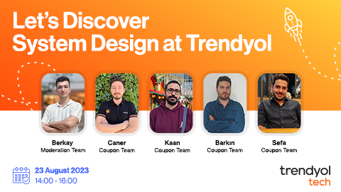Guild etkinliklerimiz System Design Guild'ımız ve "Wheel of Fortune Coupons" konulu canlı yayınımız ile devam ediyor, detaylar ve kayıt olmak için 👉 meetup.com/trendyol/event…