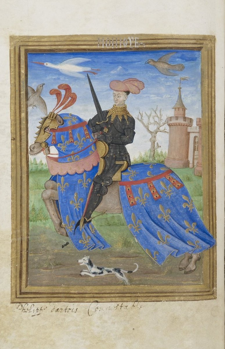 PropylaeumAnt's tweet photo. Felipe de Artois, Condestable de Francia. Murió en Anatolia en 1397.

Gilles Le Bouvier: "Armorial" (s. XV) @GallicaBnF https://t.co/o5jFvIuj0r 
#lesarmoiriesduvendredi @sfhs1937 @DumoulinValrie2 @BrunelGhislain https://t.co/Gi6TvNlJy8