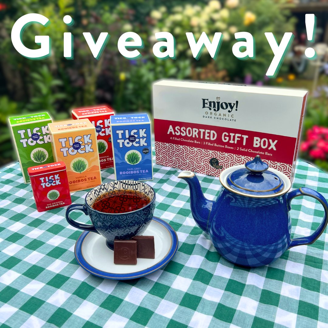 joyofenjoy's tweet photo. Head over to our pinned post on Instagram to enter our giveaway with Tick Tock Tea and be in with the chance of winning a scrumptious selection of treats βοΈπ«
GOOD LUCK!
#giveaway #foodiegiveaway #instacompetition #win #ukvegans #lovechocolate #veganchocolate #ticktocktea https://t.co/1DzGlWtEMZ