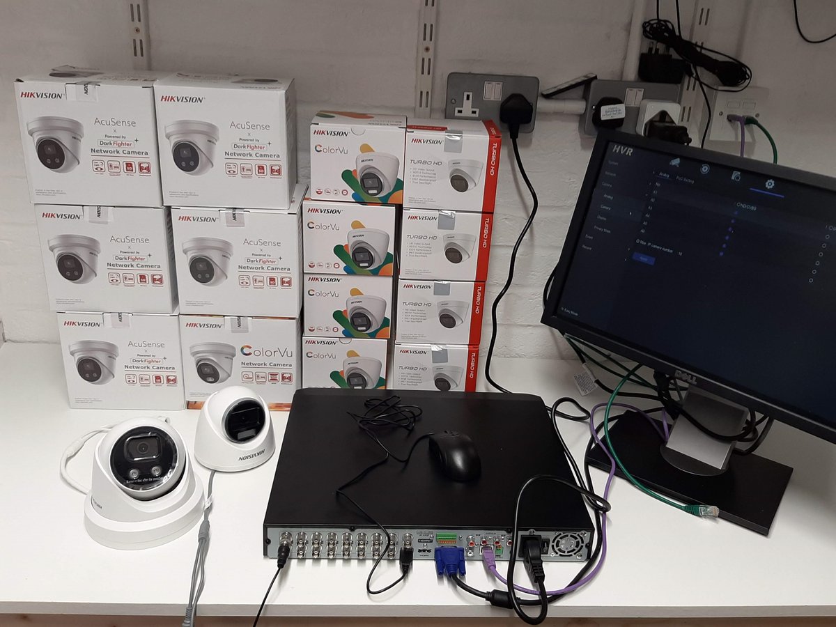 SirrahTech's tweet image. Another Hikvision CCTV system being prepared in our workshop today for installation.  This time to upgrade an existing 8-camera system to 20 cameras with a mixture of camera types to match the customer&apos;s requirements.  #CCTVinstall #CCTV #Hikvision