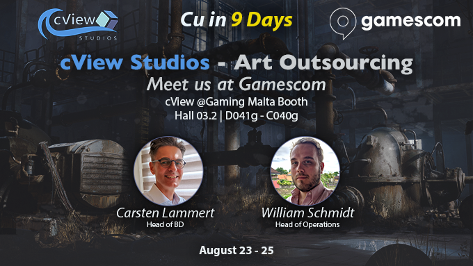 CarstenLammert's tweet photo. 🎮🖌️ See you at Gamescom 2023! #Gamescom #Gamescom2023 #3Dassets #artoutsourcing https://t.co/Qw9Qoda1s7