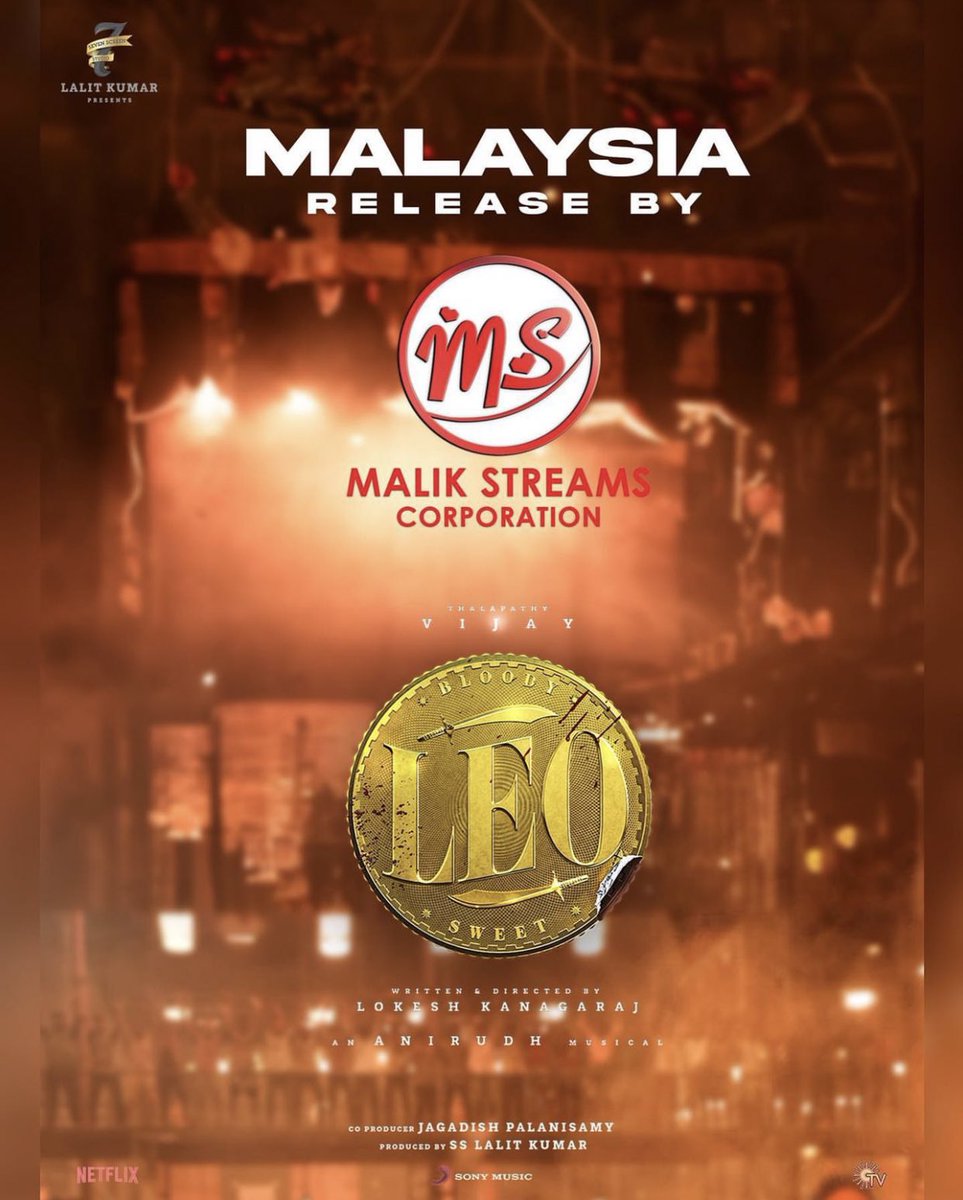 Actor_VijayFC's tweet photo. . @malikstreams will release #Leo in Malaysia https://t.co/JToWlU9PSC