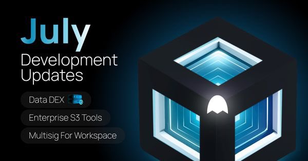Drive369_dao's tweet photo. ✨We are always working on our product to take it to the absolute perfection! In spirit of sharing the entire journey with our community, here’s what July was about:

🔹Private Cloud with Filecoin backup
🔹Enterprise S3 Tools
🔹Multisig for Workspace

Great things lie ahead, stay tuned!🫵