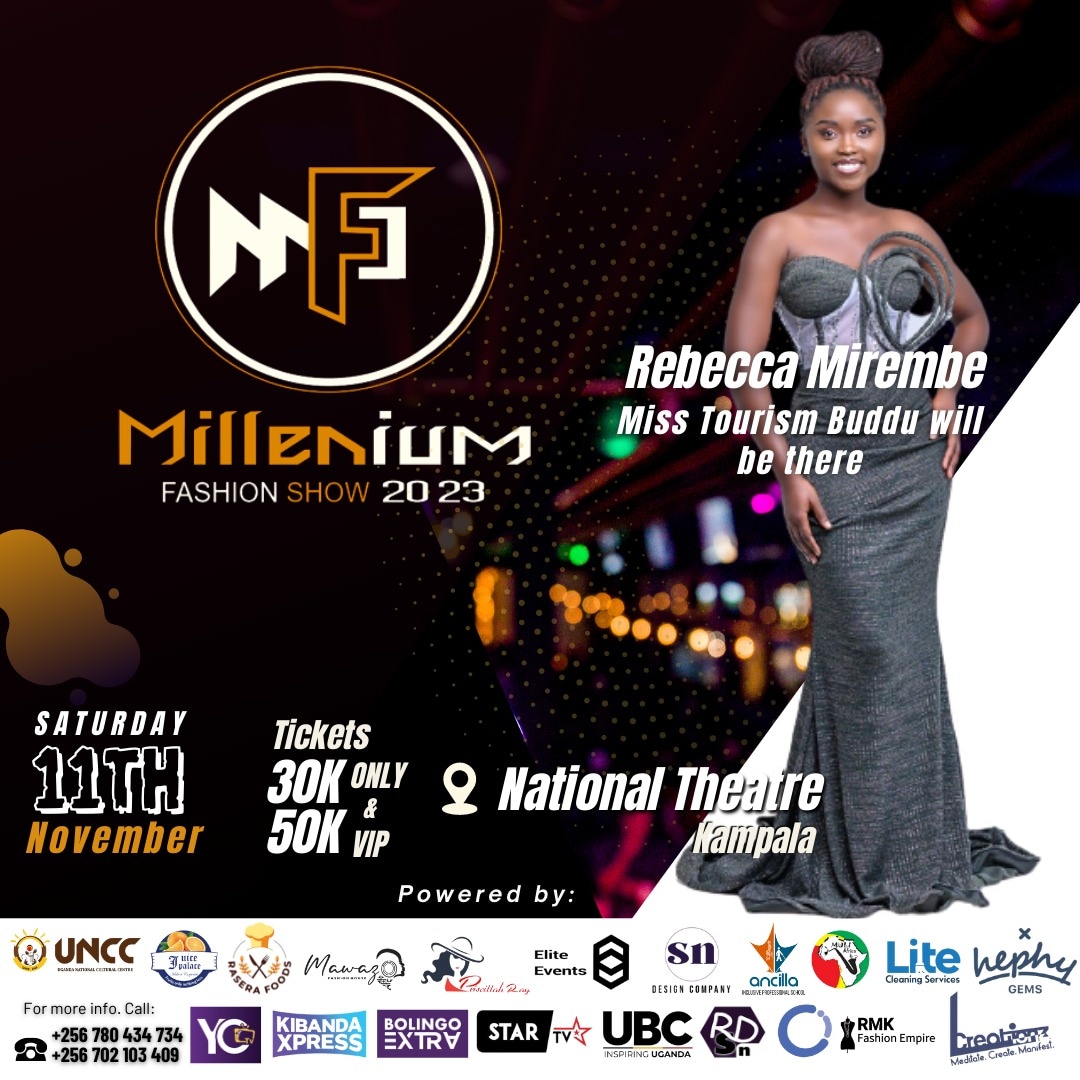 FettyDaHustla's tweet photo. The Millennium Fashion Show that will take place on 11th November at National Theatre
Tickets go for 30K &amp; 50K VIP 
come let's discover the African Signature
#mawazofashionhouse
#Themilleniumfashionshow
#Yotvchannelsapp
#Eliteevents
#juicepalaceuganda https://t.co/PMYr1asblY