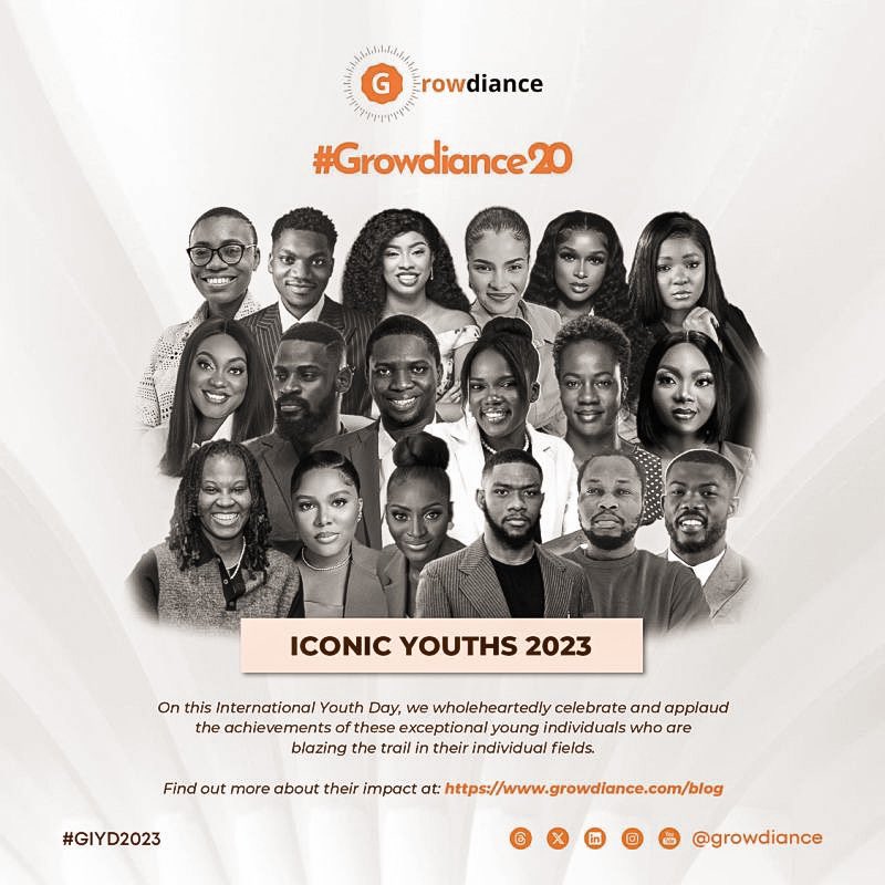 seun_olagunju's tweet photo. I would like to say a big thank you to @growdiance for listing me as 1 of 20 Iconic Youths 2023. I know a lot of people who also made this list and it’s such an honour to be listed alongside other exceptional changemakers who are blazing the trail in their respective fields. https://t.co/ZS1YUCgWCW