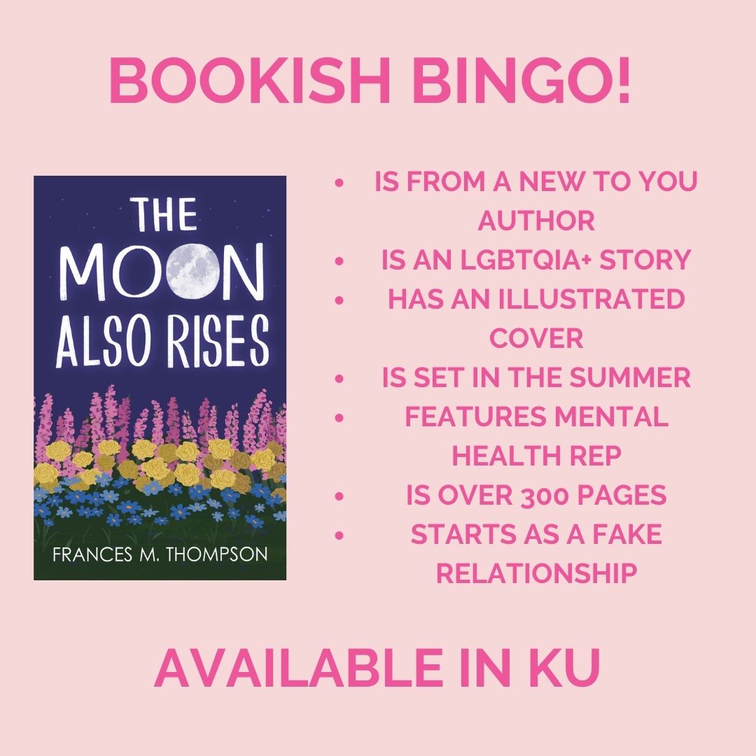 FrancesMTAuthor's tweet photo. If you're taking part in @amity_malcom summer bookish bingo and need some books to help tick some boxes... I got you! Here are all the boxes my books could be read for. (And if you don't know what I'm talking about - https://t.co/nYkps5YxYs) Happy reading! #BookLover #BookTwt https://t.co/7pVqfLIGM4