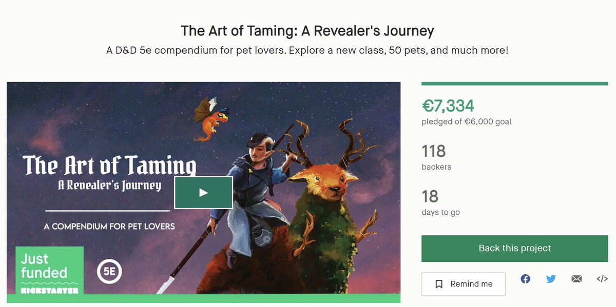 Foredice_'s tweet photo. Our DnD project has been funded on #Kickstarter🥳

We also achieved the first stretch goal, unlocking a new subclass for the Revealer and 5 Ooze pets! 
Join together to unlock the second one🐾

#TTRPGs #pets https://t.co/iVzDp79st0