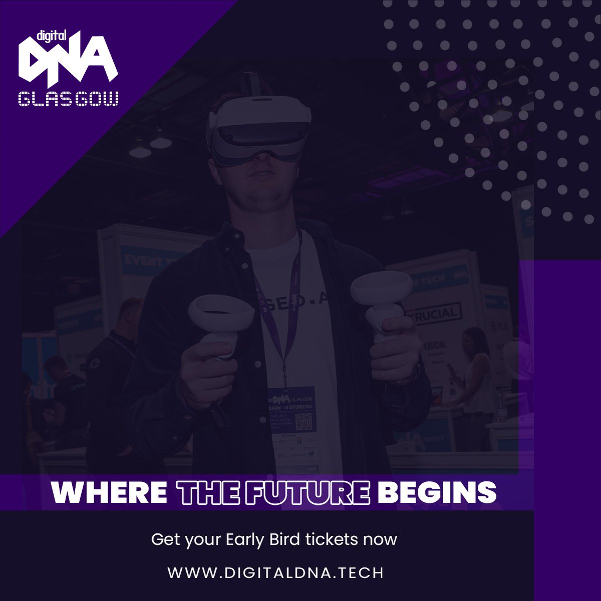 Join over 1,000 people from right across the tech ecosystem in Scotland, to explore what the future looks like ti.to/digital-dna/di… ?source=14AUG #digitaldna #scotland #glasgow #technology